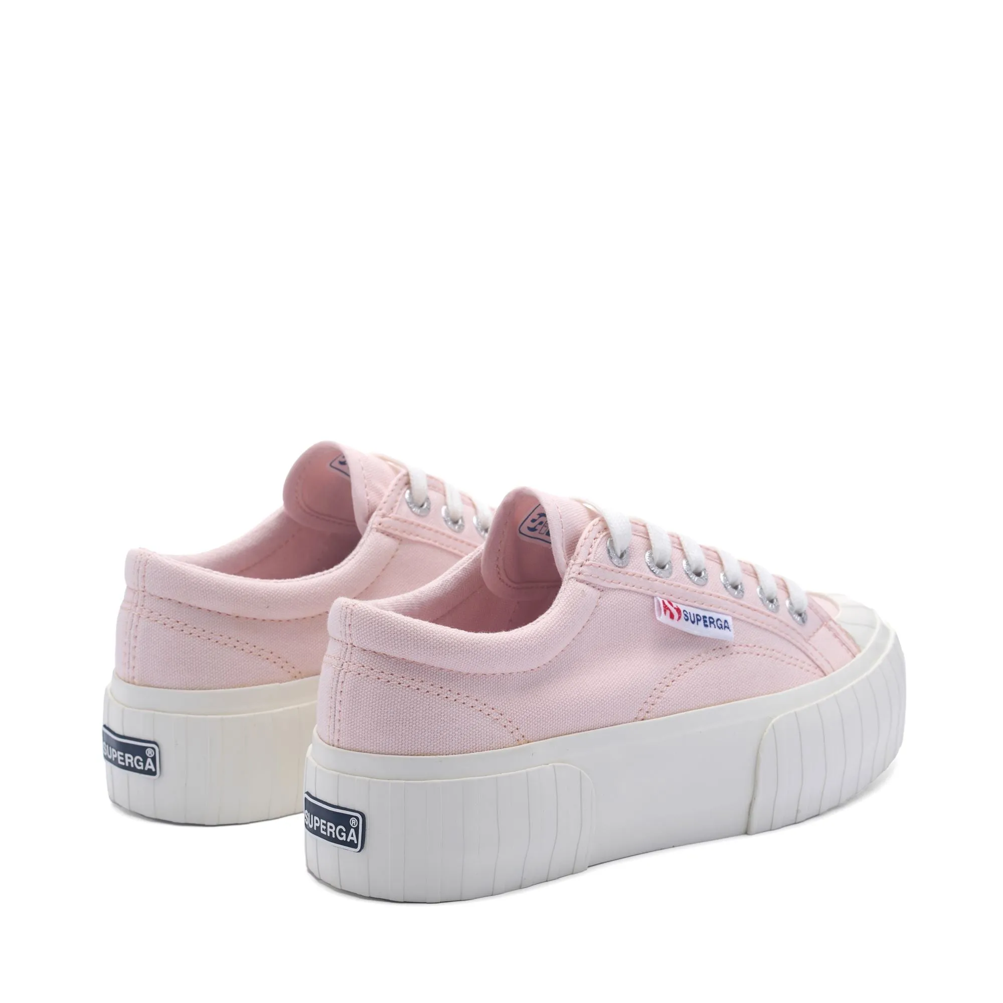 2631 STRIPE PLATFORM - Sneakers - Low Cut - Woman - PINK ISH-FAVORIO