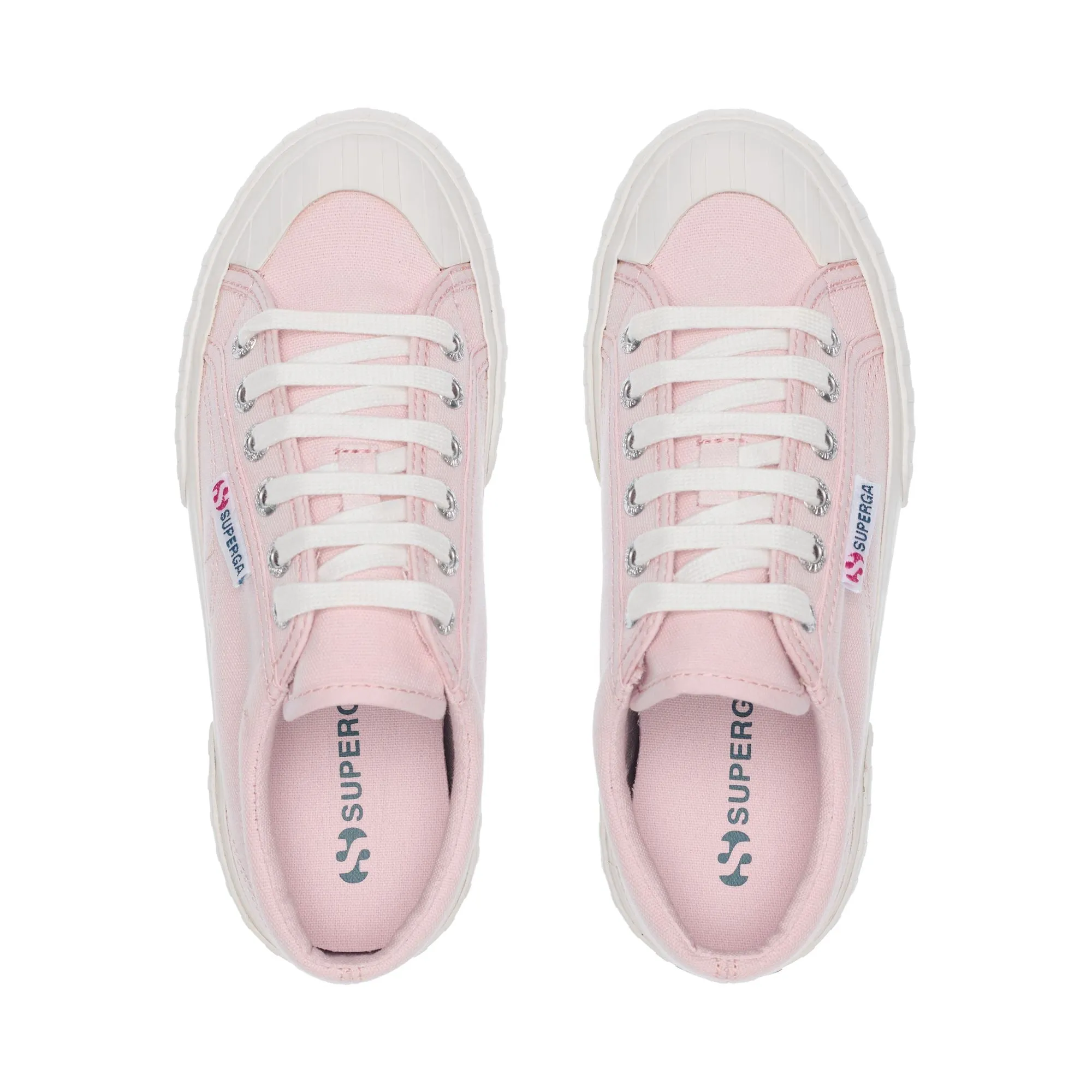 2631 STRIPE PLATFORM - Sneakers - Low Cut - Woman - PINK ISH-FAVORIO