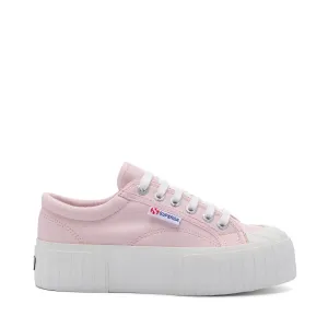 2631 STRIPE PLATFORM - Sneakers - Low Cut - Woman - PINK ISH-FAVORIO