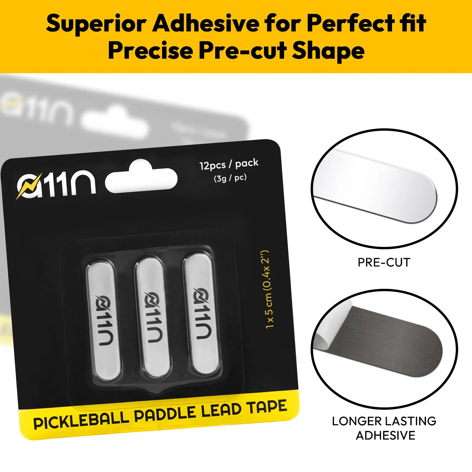 A11N Pickleball Lead Tape-12 Pack