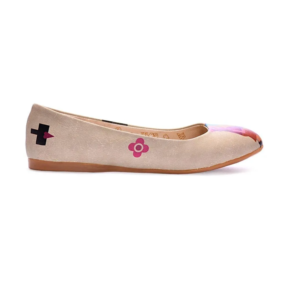 Abstract Music and Dialogue Ballerinas Shoes 1095