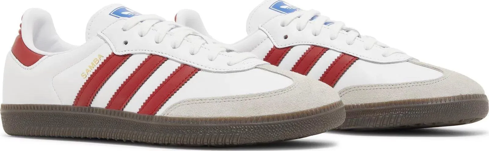 Adidas Samba OG White Scarlet