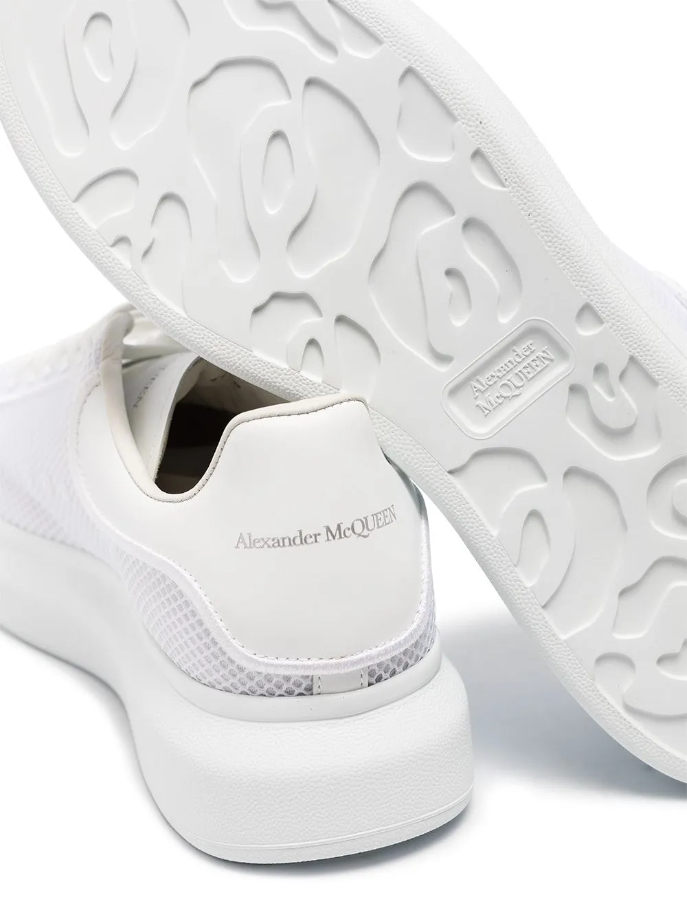 ALEXANDER MCQUEEN Mesh Oversized Sneakers White