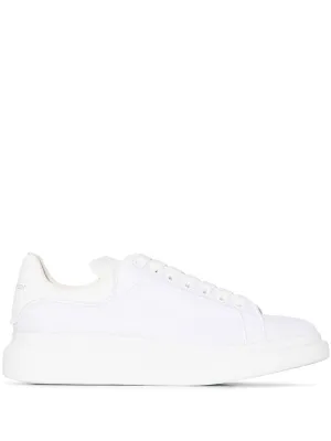 ALEXANDER MCQUEEN Mesh Oversized Sneakers White