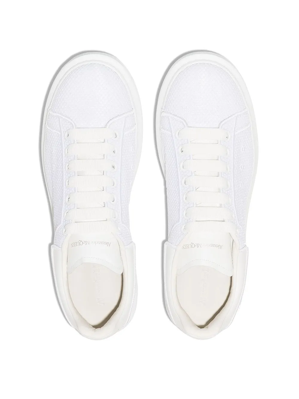 ALEXANDER MCQUEEN Mesh Oversized Sneakers White