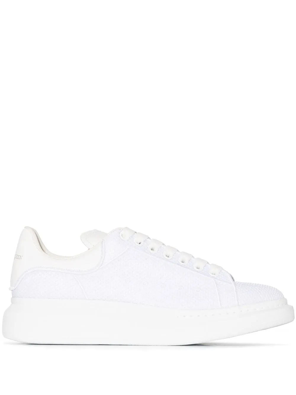 ALEXANDER MCQUEEN Mesh Oversized Sneakers White