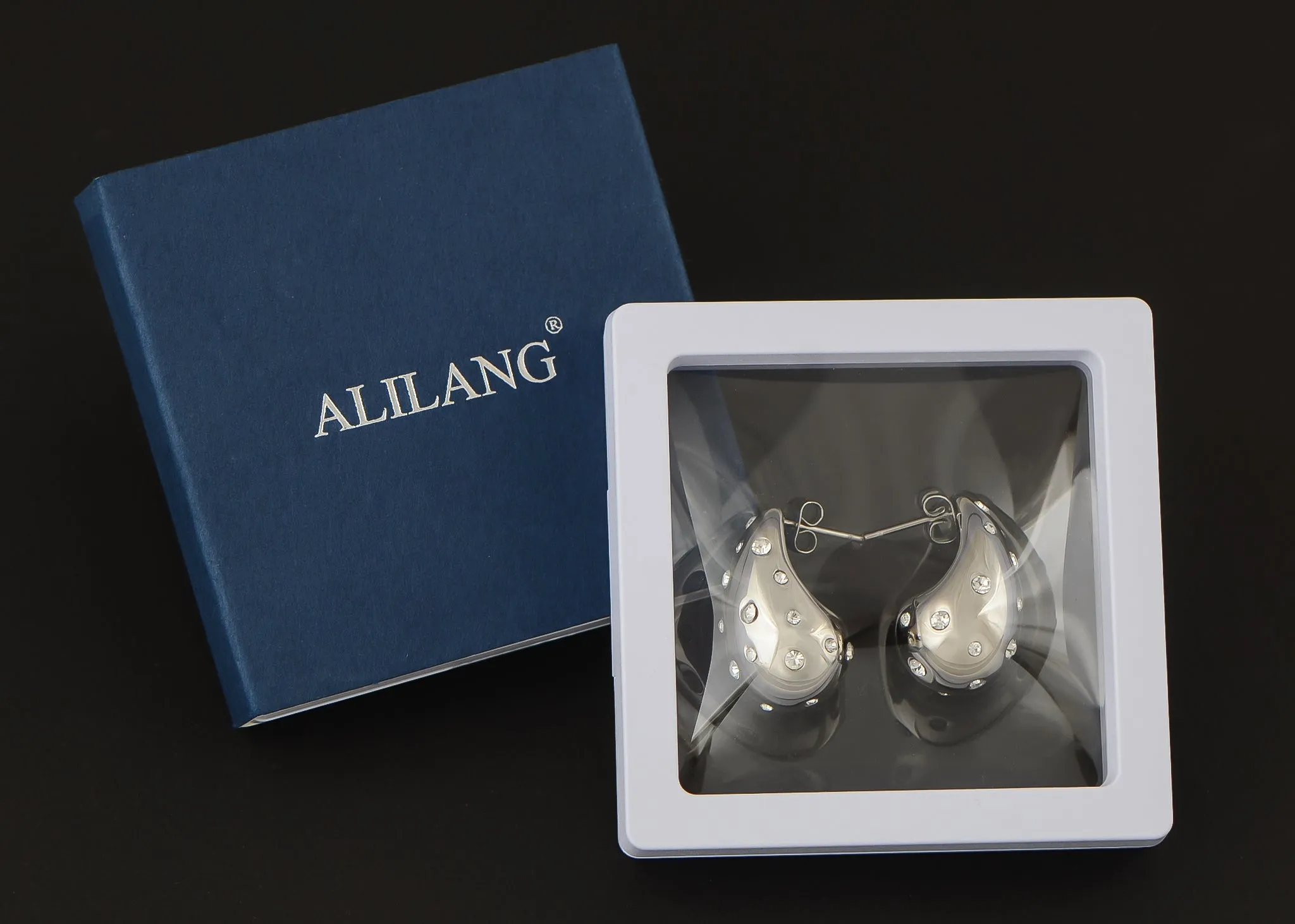 Alilang 18K Gold Plated Teardrop Chunky Earrings Waterdrop Earrings Lightweight Dupes Earrings