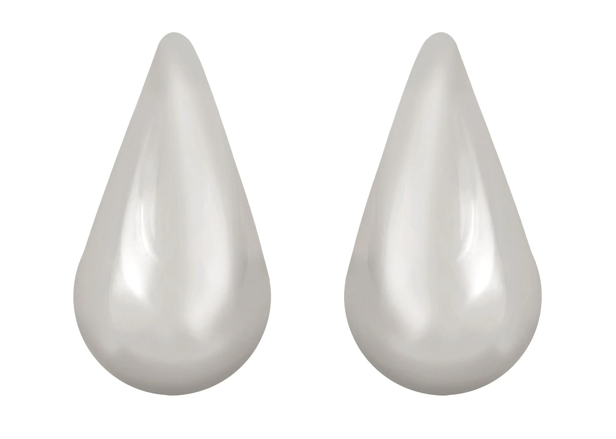 Alilang 18K Gold Plated Teardrop Chunky Earrings Waterdrop Earrings Lightweight Dupes Earrings