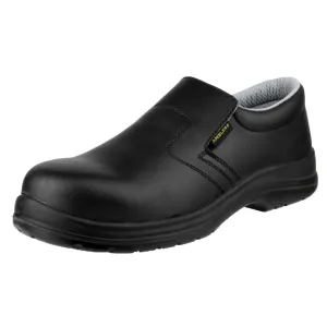 Amblers Safety Black FS661 Metal Free Lightweight Slip on safety Shoes