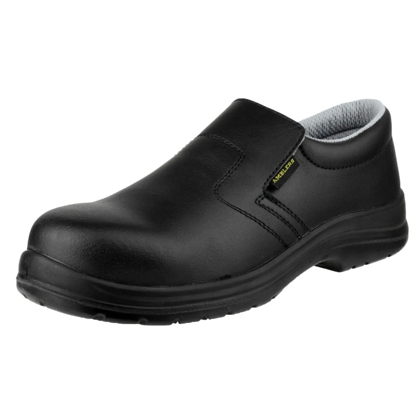 Amblers Safety Black FS661 Metal Free Lightweight Slip on safety Shoes