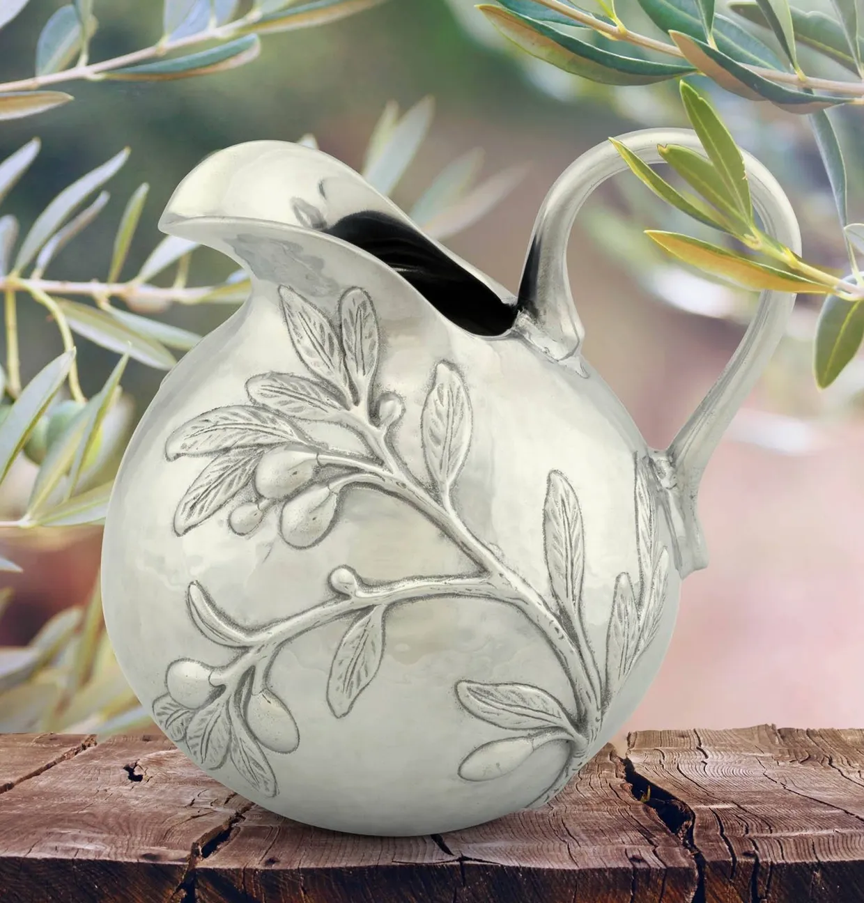 Arthur Court Olive Pitcher