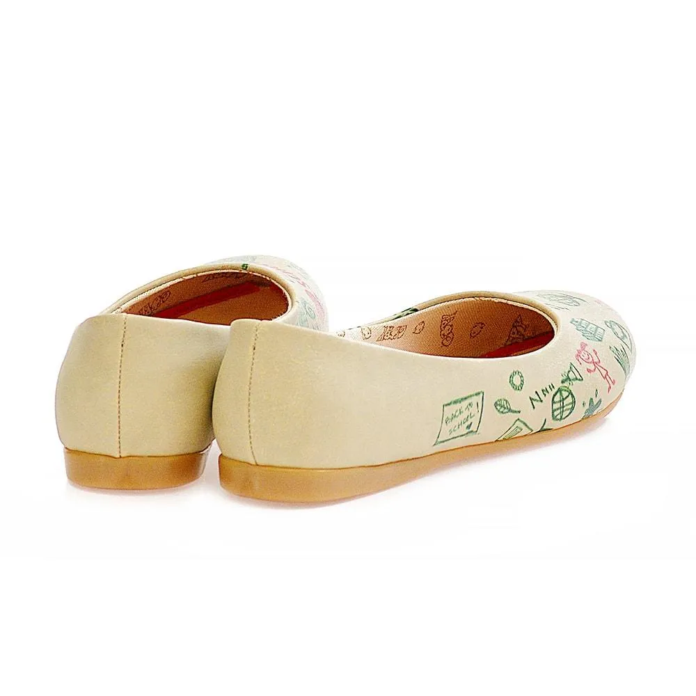 Back to School Ballerinas Shoes 1007