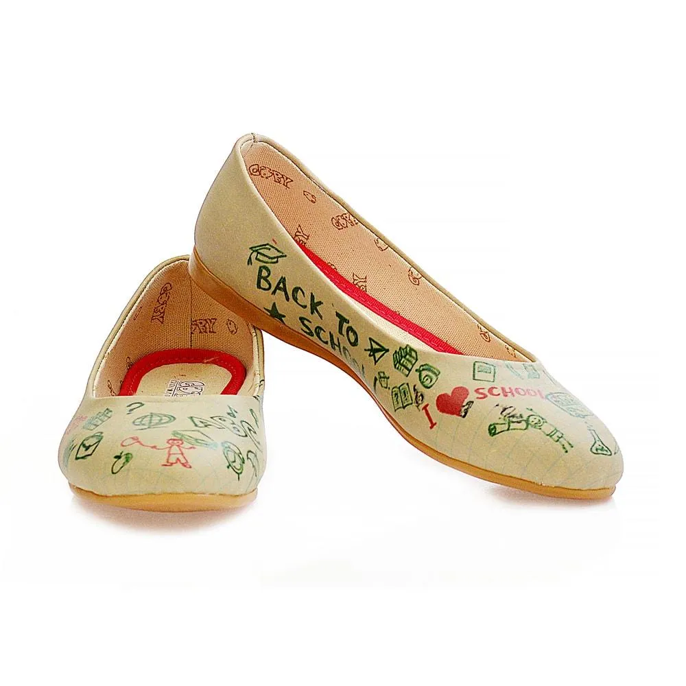 Back to School Ballerinas Shoes 1007