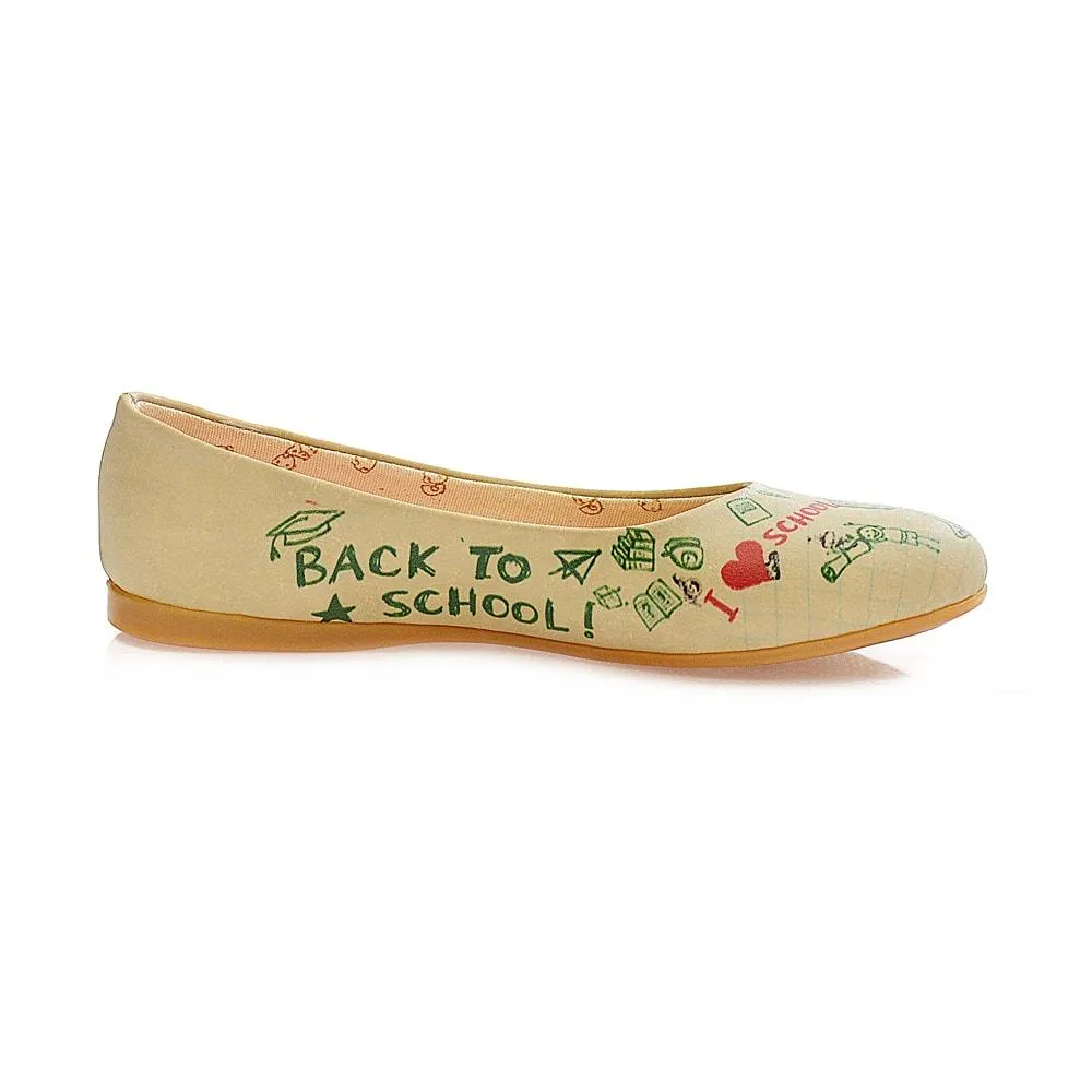 Back to School Ballerinas Shoes 1007