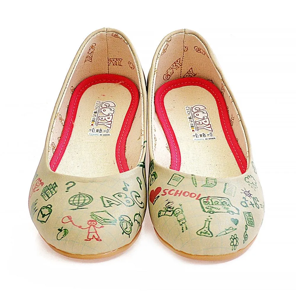 Back to School Ballerinas Shoes 1007