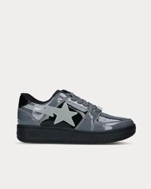 Bape Sta Color-Blocked Black Low Top Sneakers