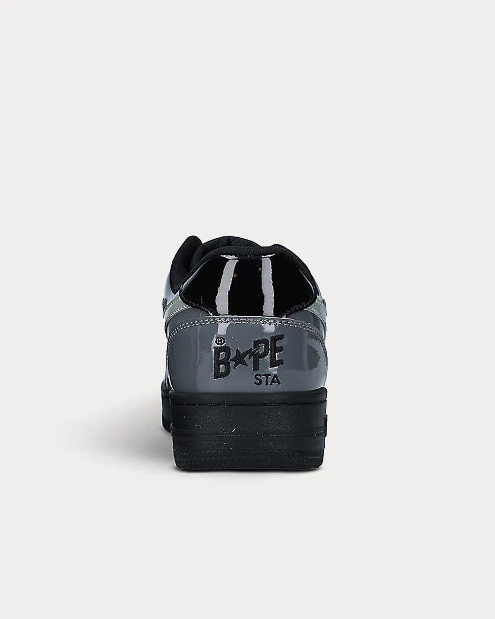 Bape Sta Color-Blocked Black Low Top Sneakers