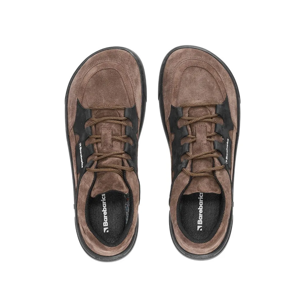 Barebarics Evo Chunky Leather Sneaker - Dark Brown & Black 39 - Like New