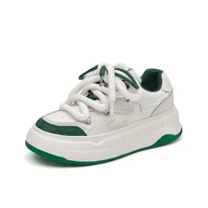 BeauToday Women's Mixed Colors Platform Sneakers with Breathable Air Hole