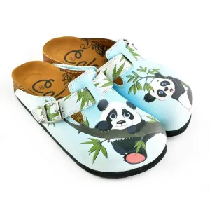Blue Panda Clogs WCAL362