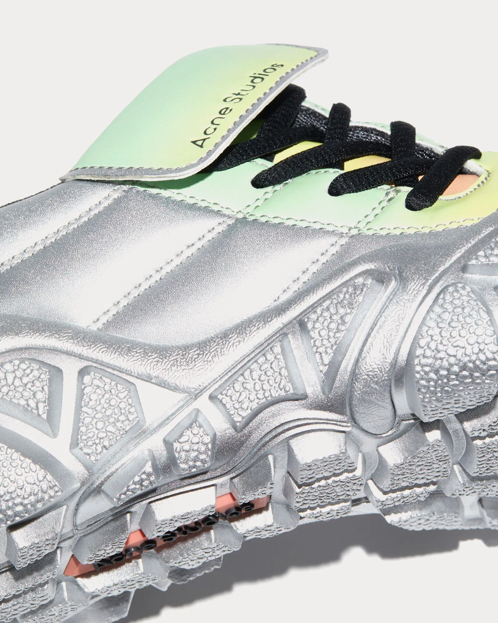 Boltzer Football Grey / Green Low Top Sneakers