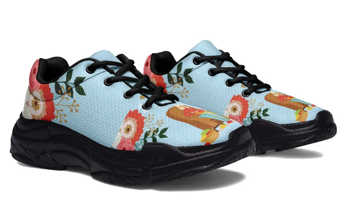 Botanical Knitting Chunky Sneakers
