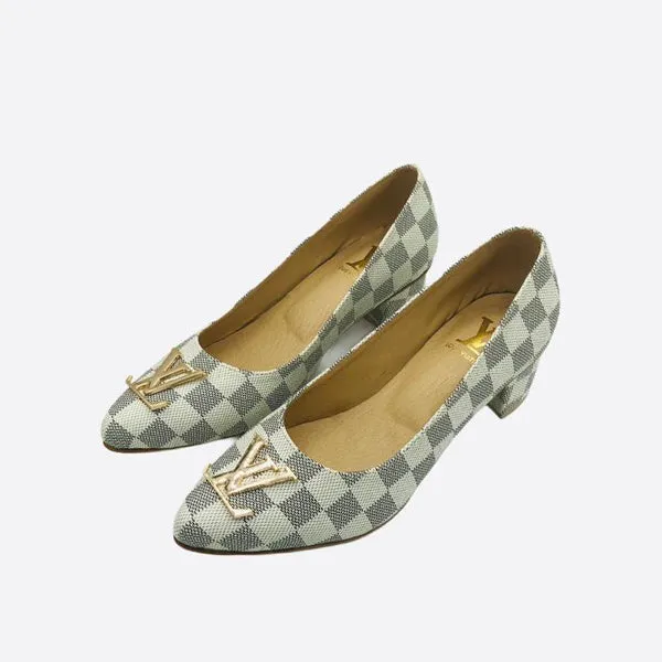 Brand Logo Soft Leather Shoes