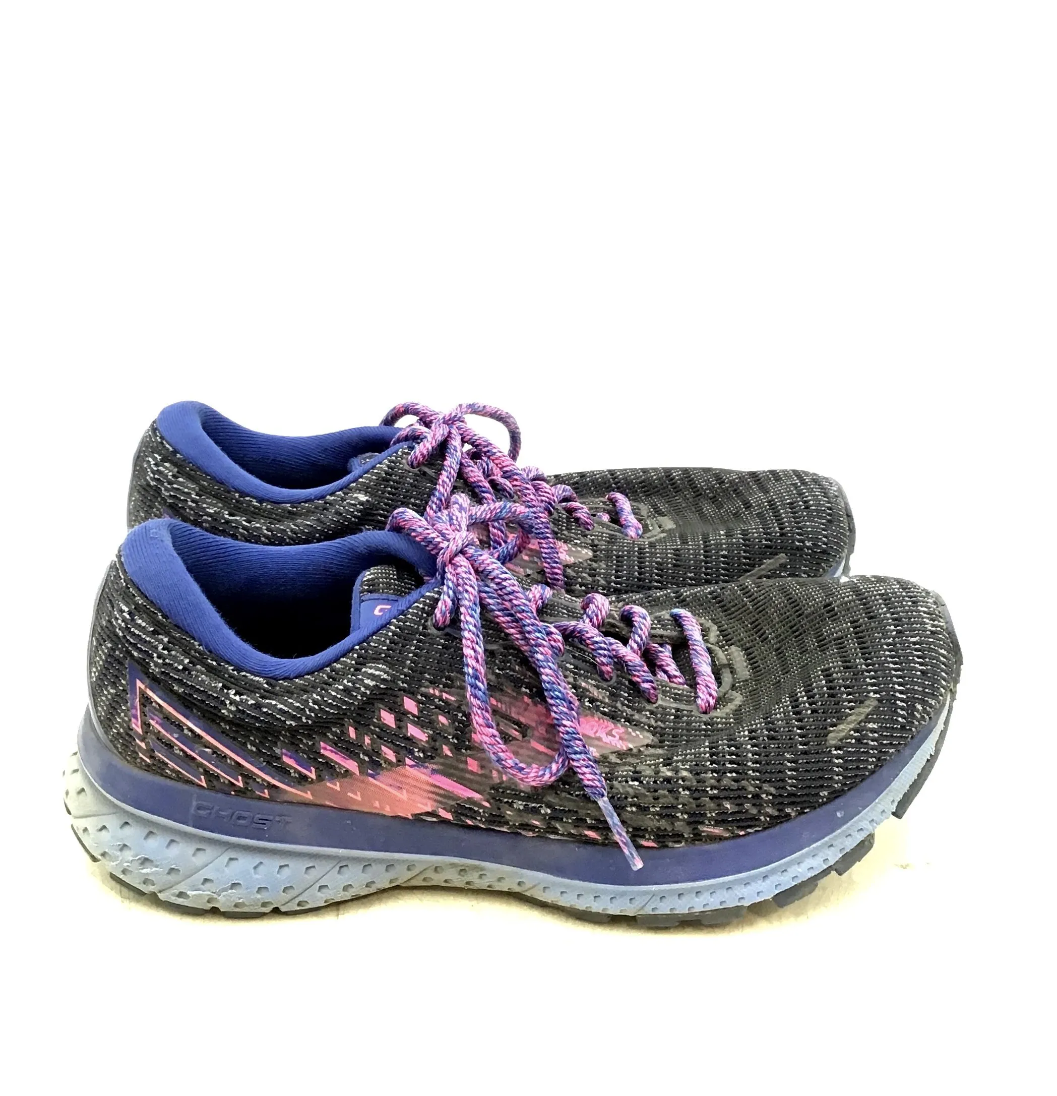 Brooks Women's Ghost 13 Pink Purple Athletic Shoes - Size 8