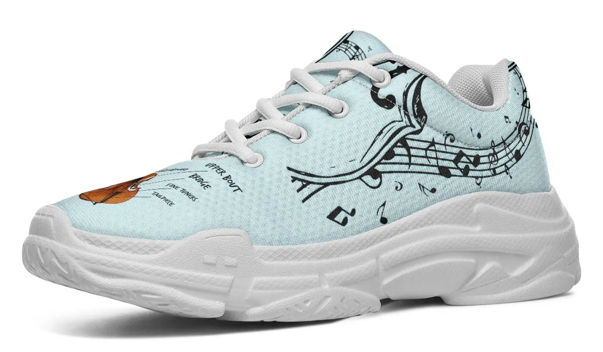 Cello Diagram Chunky Sneakers