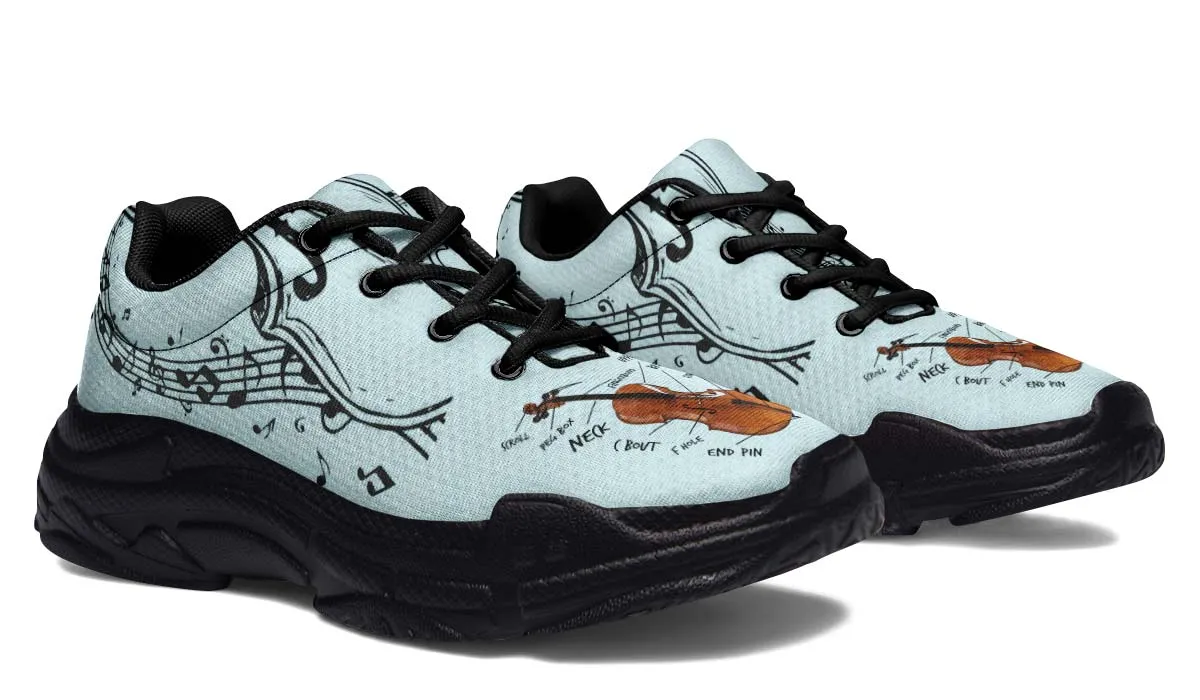 Cello Diagram Chunky Sneakers