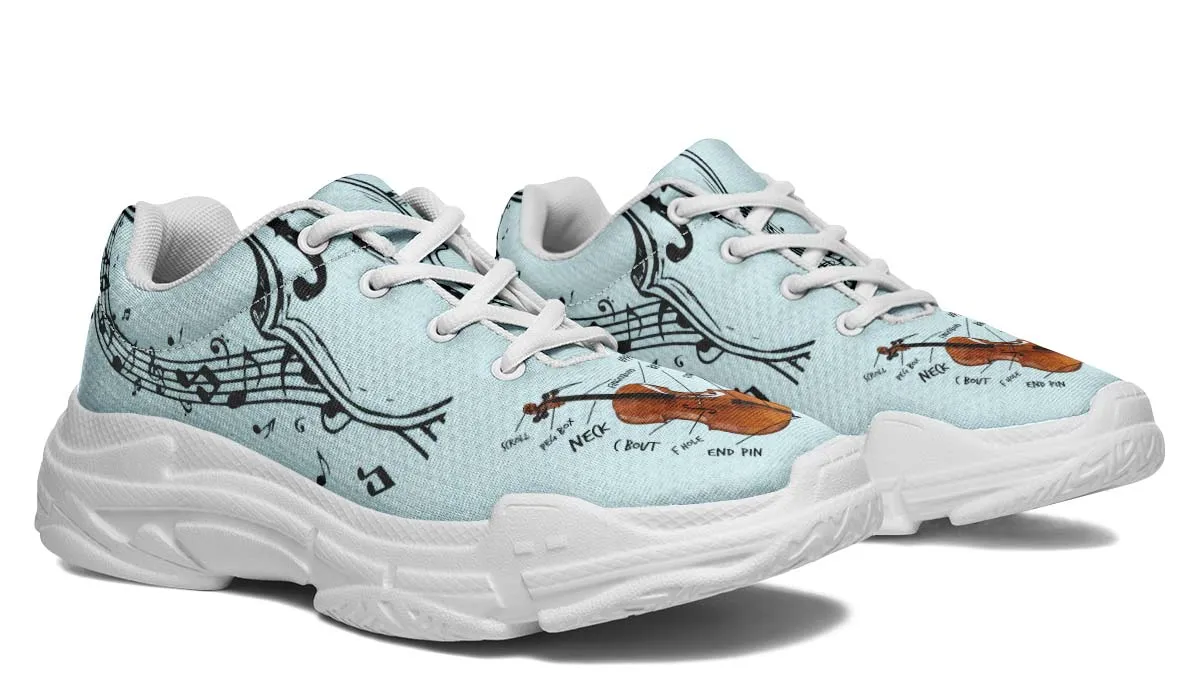 Cello Diagram Chunky Sneakers