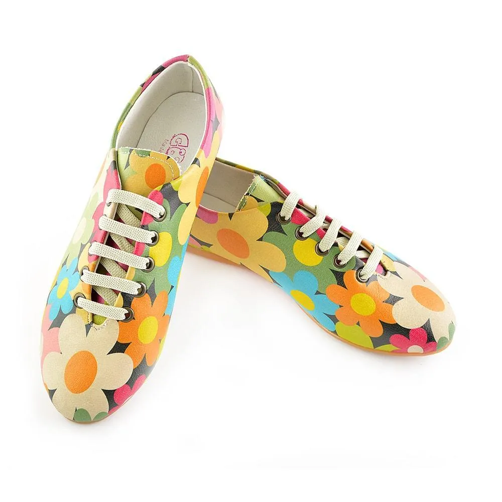 Colored Daisies Ballerinas Shoes SLV064