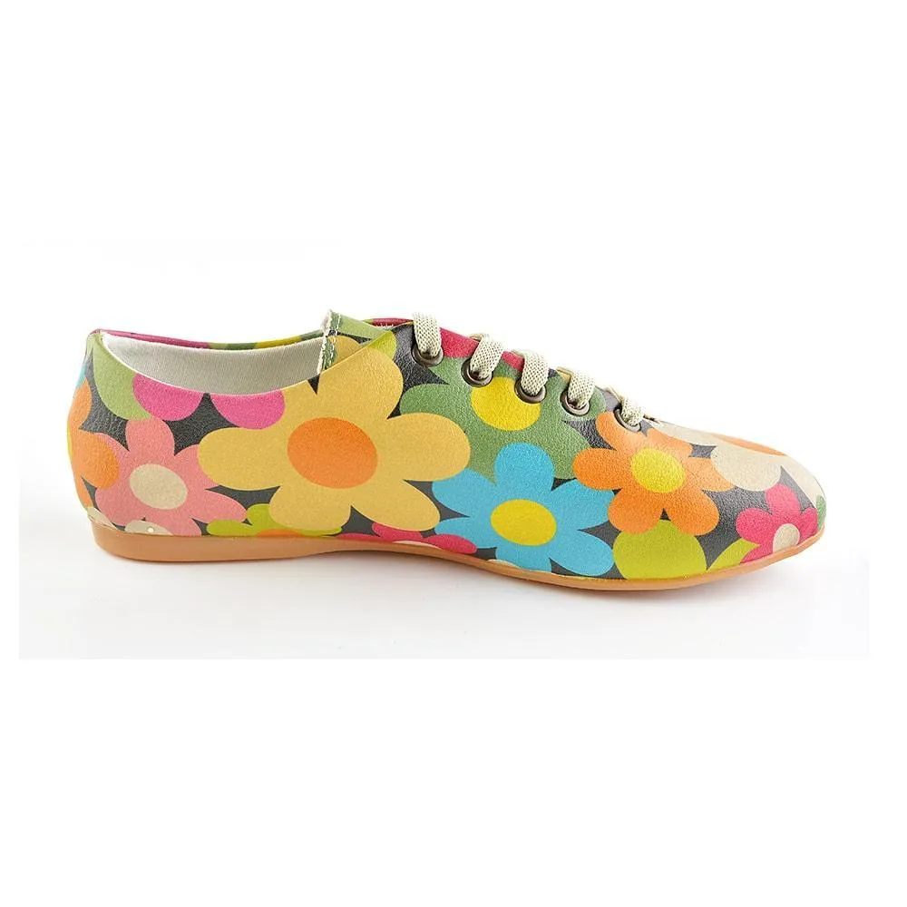 Colored Daisies Ballerinas Shoes SLV064
