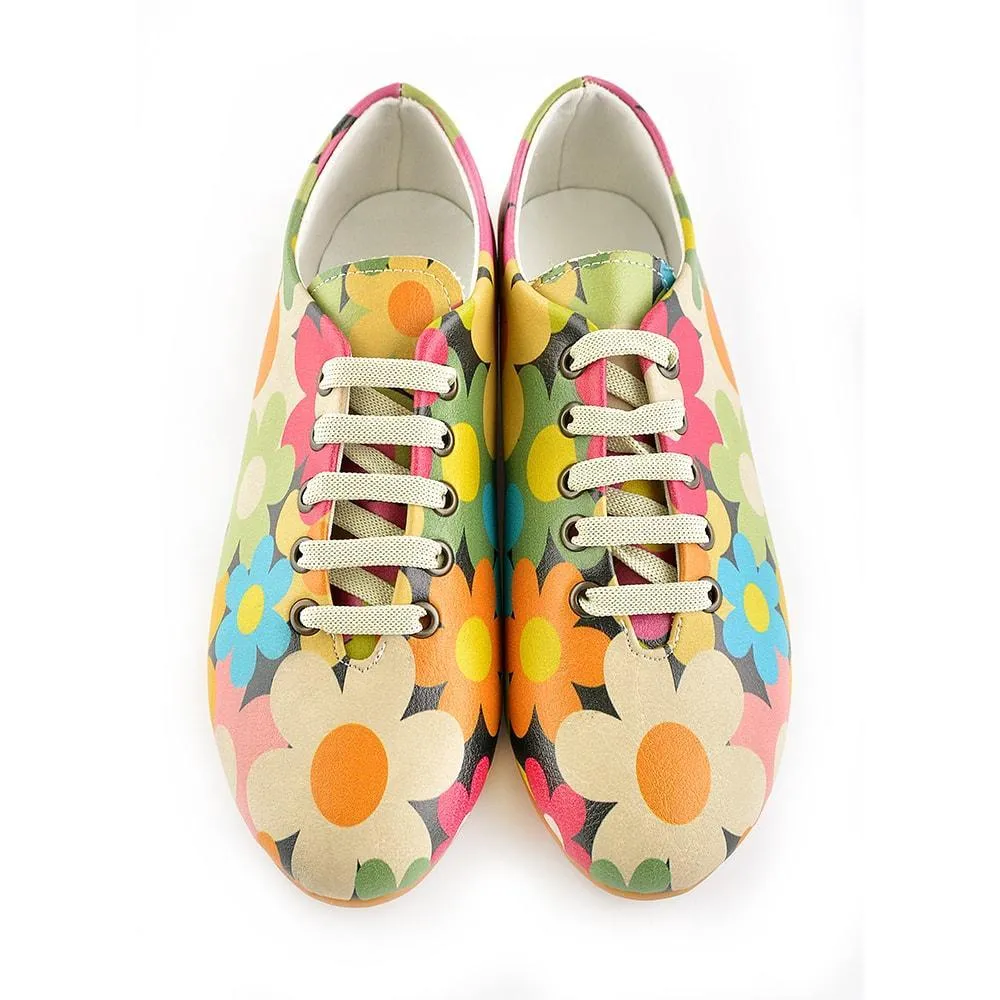Colored Daisies Ballerinas Shoes SLV064