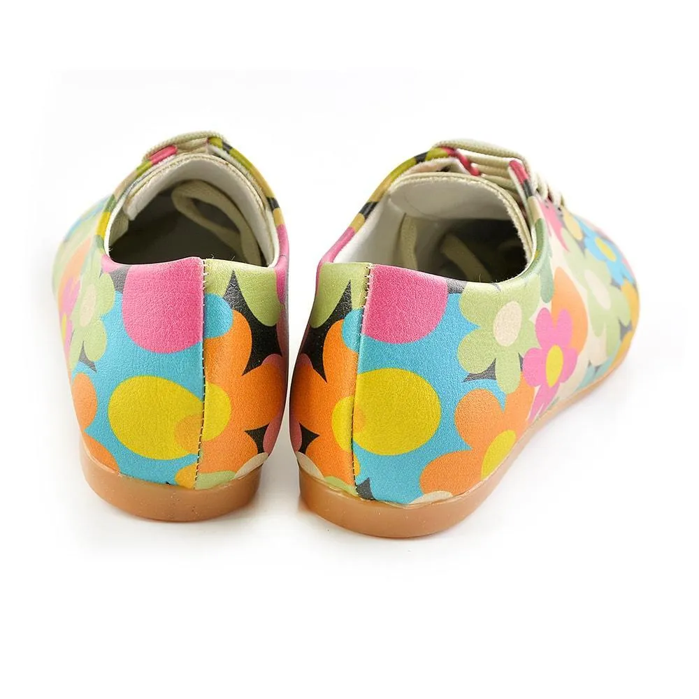 Colored Daisies Ballerinas Shoes SLV064