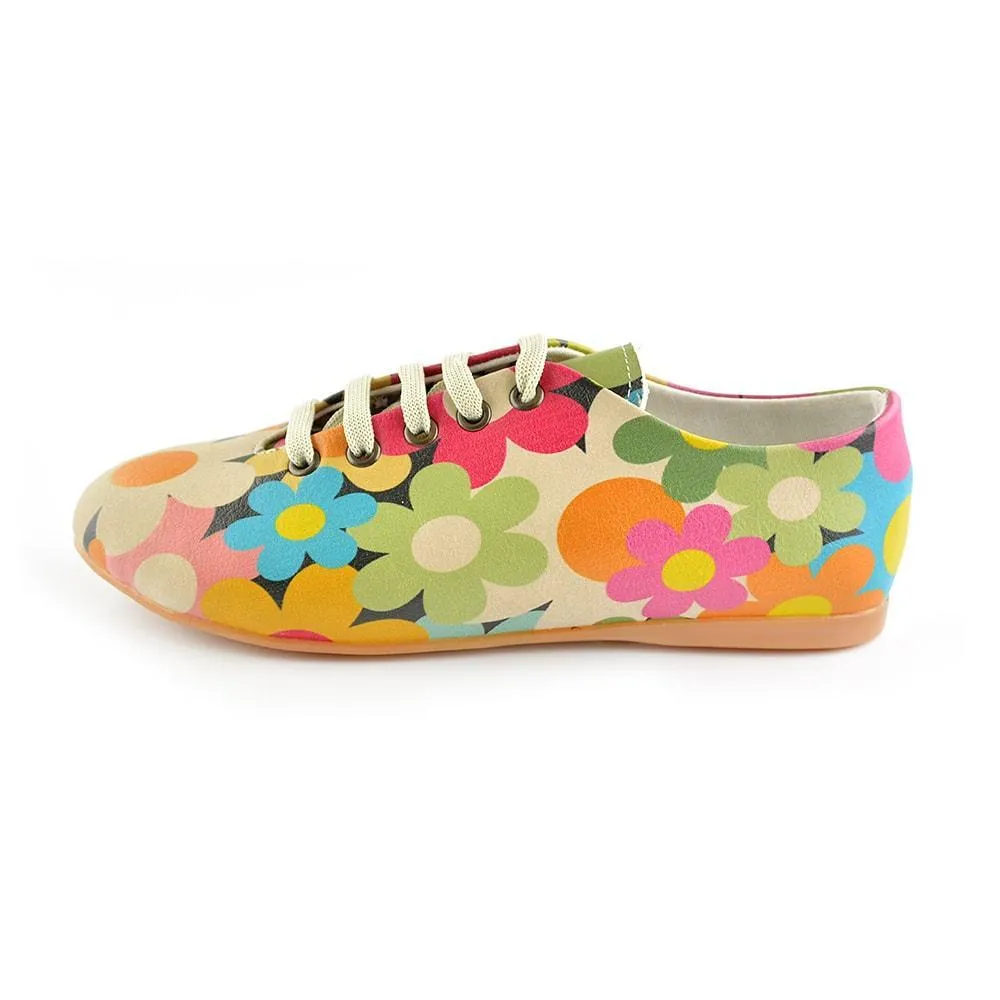 Colored Daisies Ballerinas Shoes SLV064