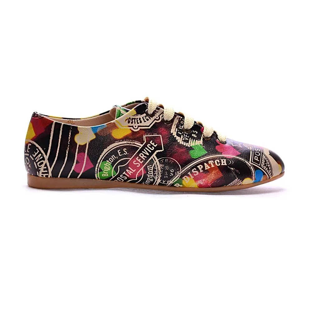 Colored Hearts Ballerinas Shoes SLV022