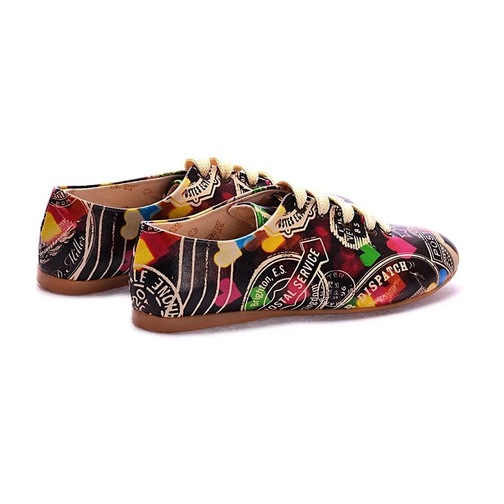 Colored Hearts Ballerinas Shoes SLV022