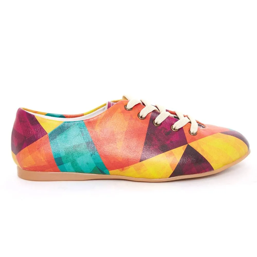 Colored Prismas Ballerinas Shoes SLV077