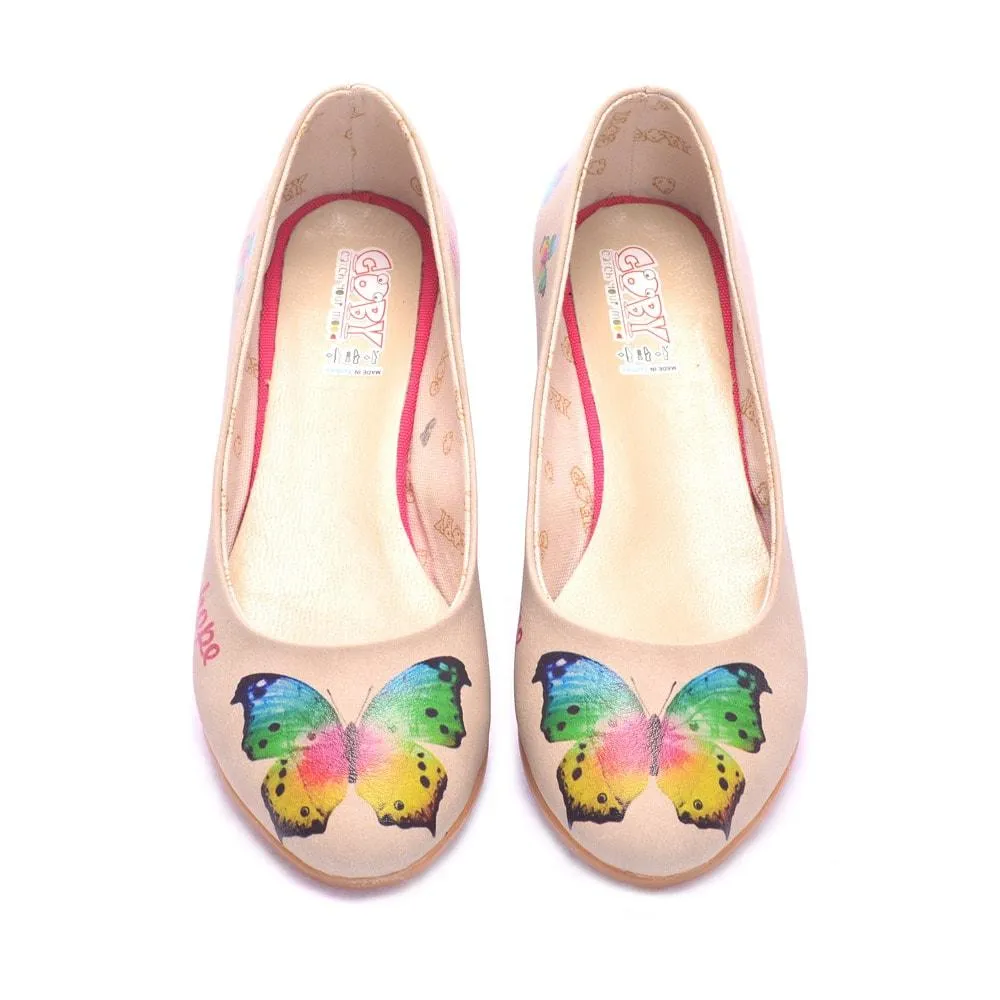 Colorful Butterfly Ballerinas Shoes 2012
