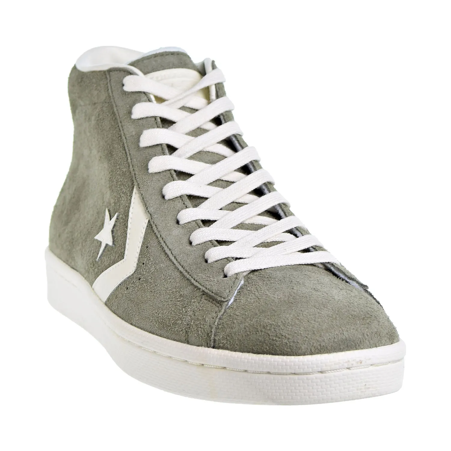 Converse Pro Leather Mid Men's Shoes Medium Olive/Egret