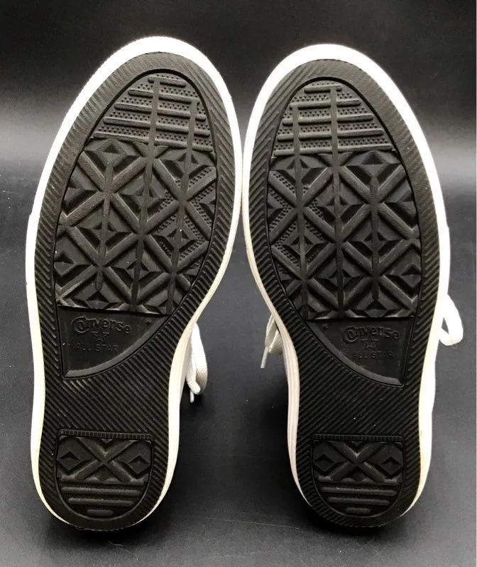 Converse Women's CTAS Move Platform 568497C Black White Athletic Shoes - Size 8