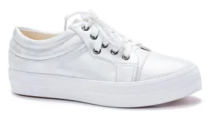 Corky's Pina Colada Silver Platform Sneakers