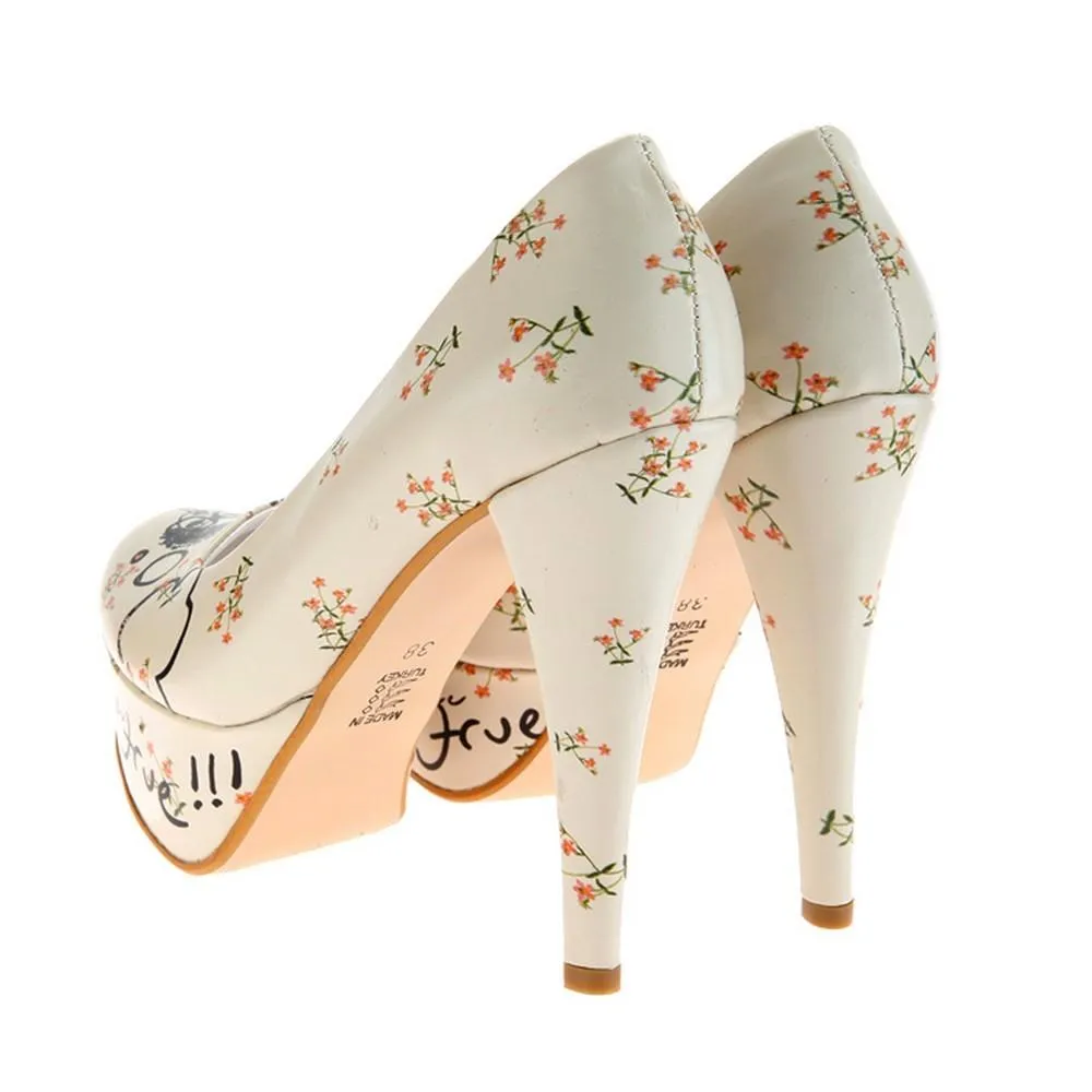 Curly Girl Heel Shoes PLT2017