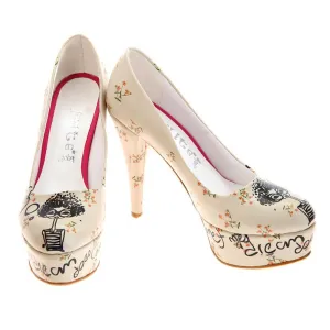 Curly Girl Heel Shoes PLT2017