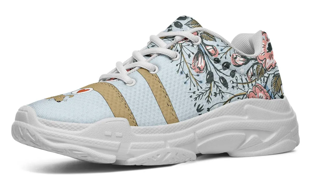 Dachshund Thoughts Chunky Sneakers