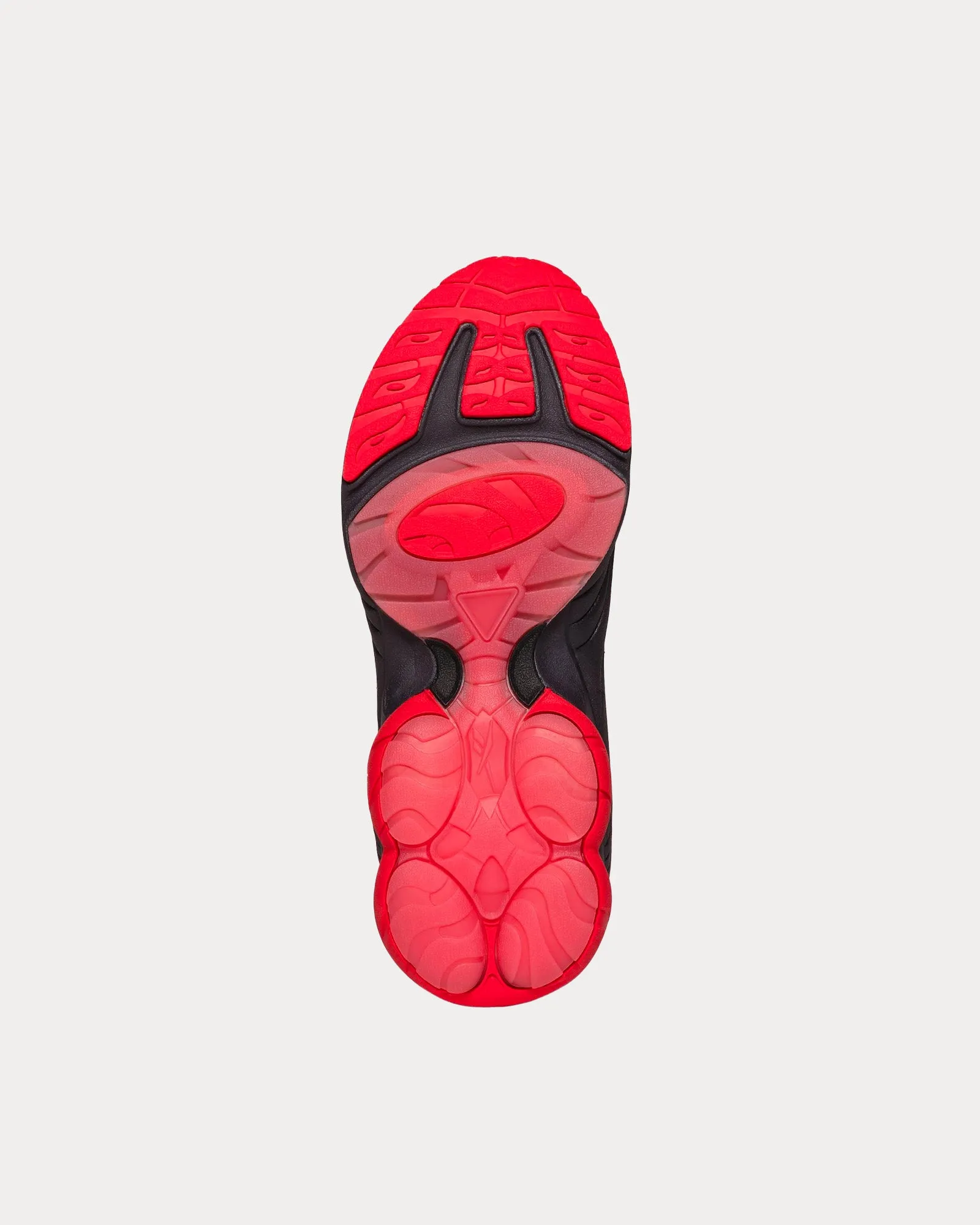 DMX Run 6 Modern Black / Red Low Top Sneakers