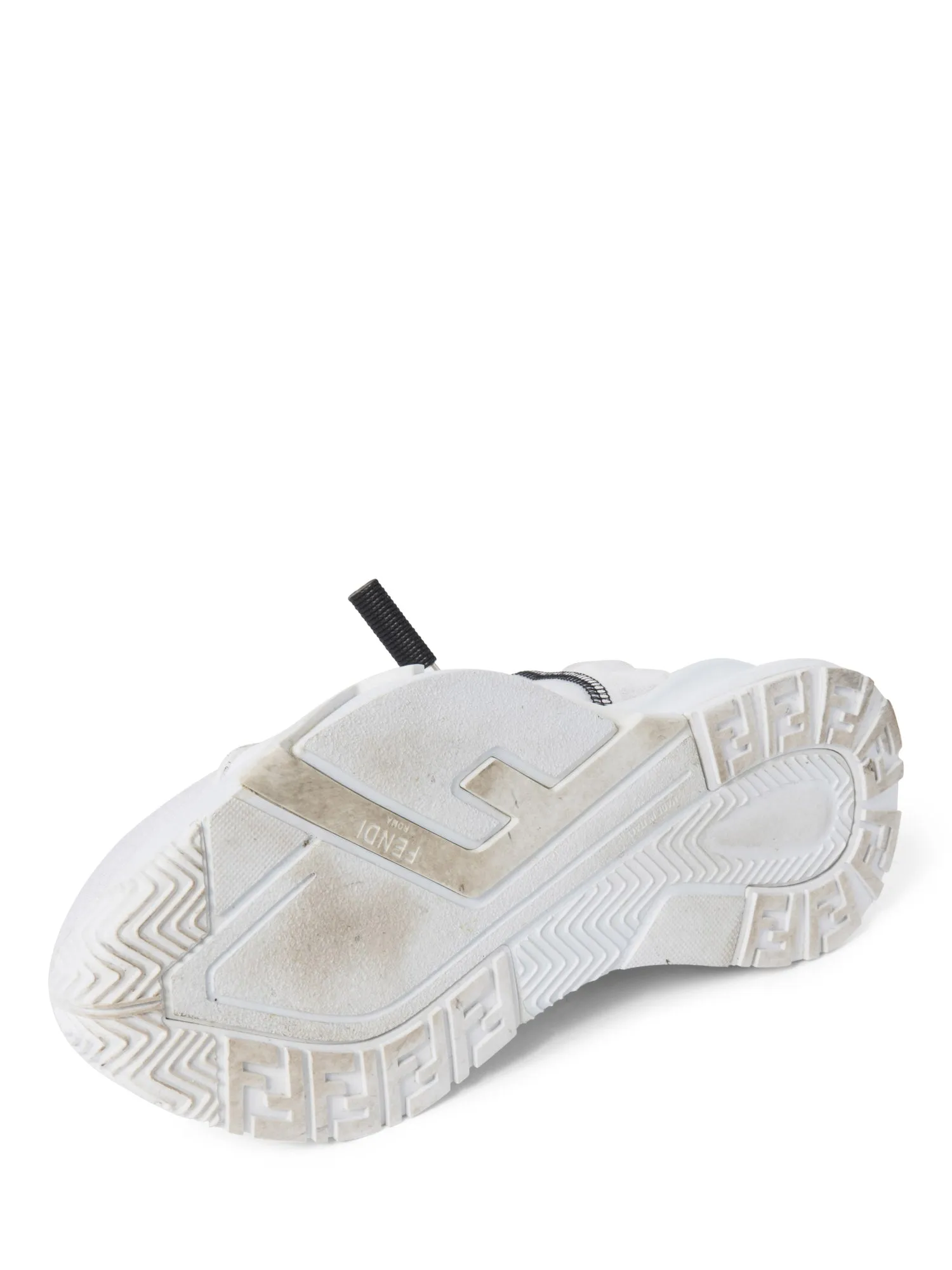Fendi Zucca Logo Translucent Chunky Sneakers White