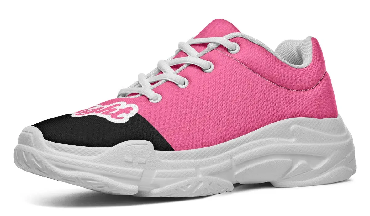 Fight Breast Cancer Chunky Sneakers