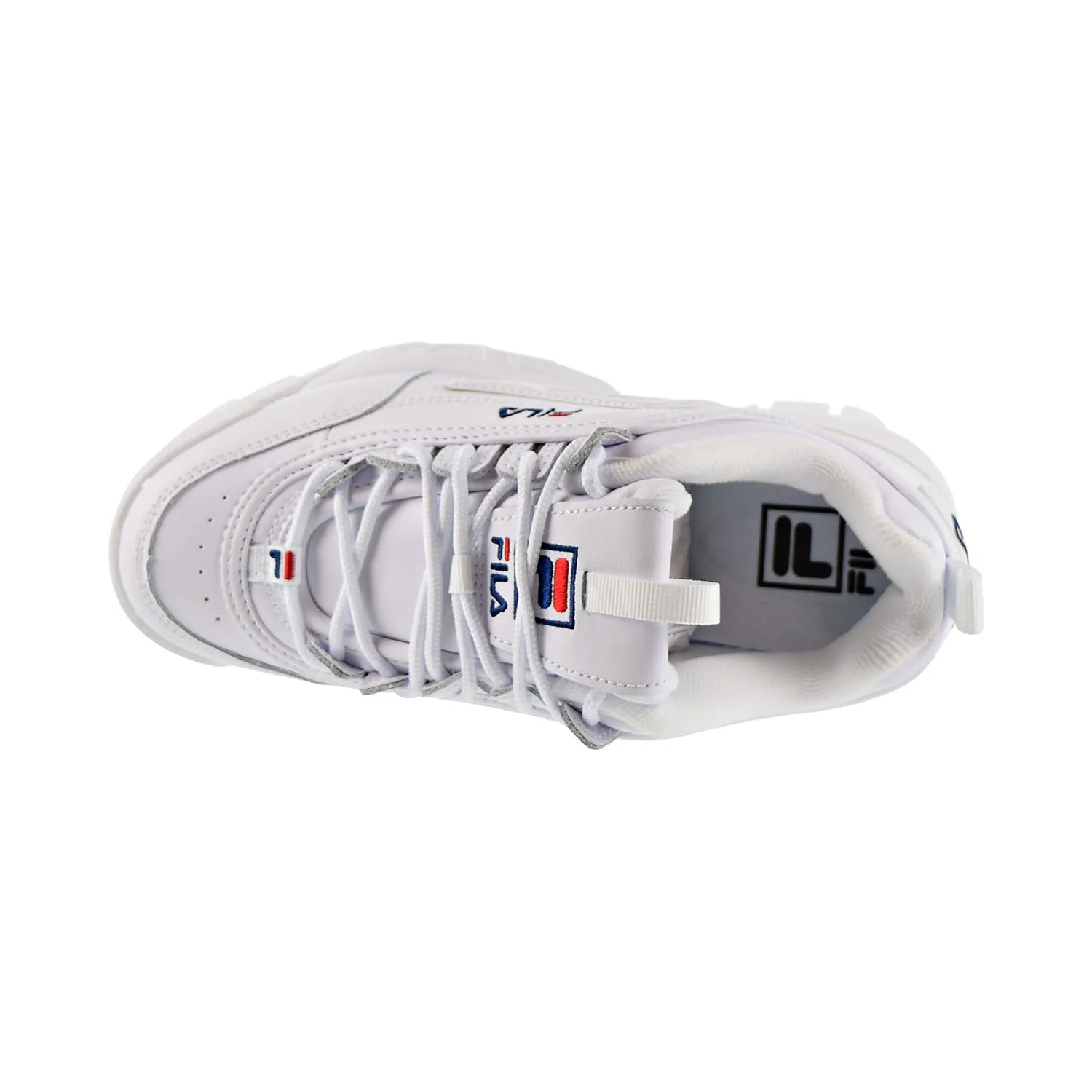 Fila Disrupter 2 Premium Womens Shoes White/Fila Navy/Fila Red